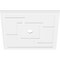 Ekena Millwork Knox Architectural Grade PVC Contemporary Ceiling Medallion, 34"OD x 3"ID x 11 3/4"C x 1"P CMP34KX-03000 - alternate 3
